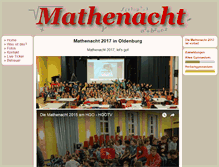 Tablet Screenshot of mathenacht.org